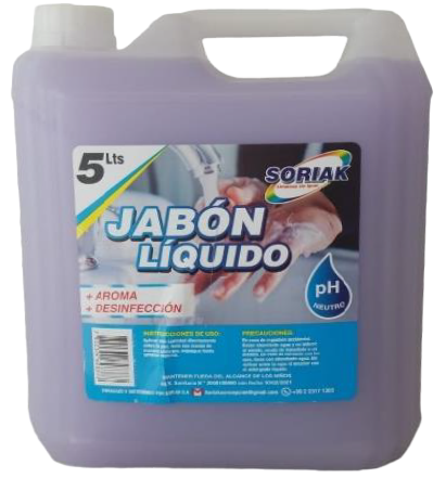 Jabón Líquido Soriak 5L