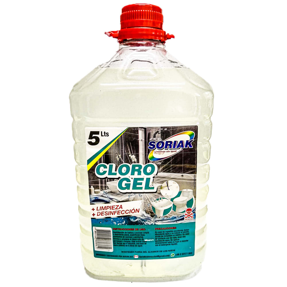 Cloro Gel Soriak 5L