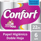 Papel Higienico Confort DH 6x22Mt x Manga (48 Rollos)