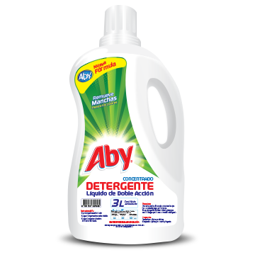Detergente Concentrado Aby Doble Acción 3Lts