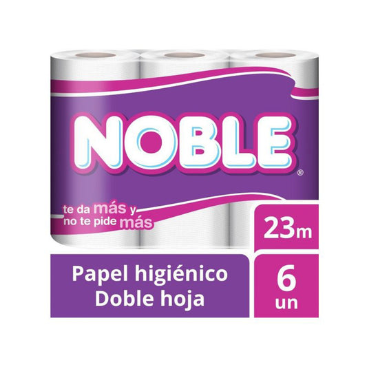 Papel Higiénico Noble DH 8 x 6 x 23 mts. (48 Rollos)